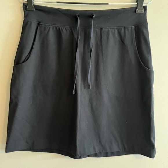 Patagonia black soft tie waist skirt size small - Picture 1 of 8